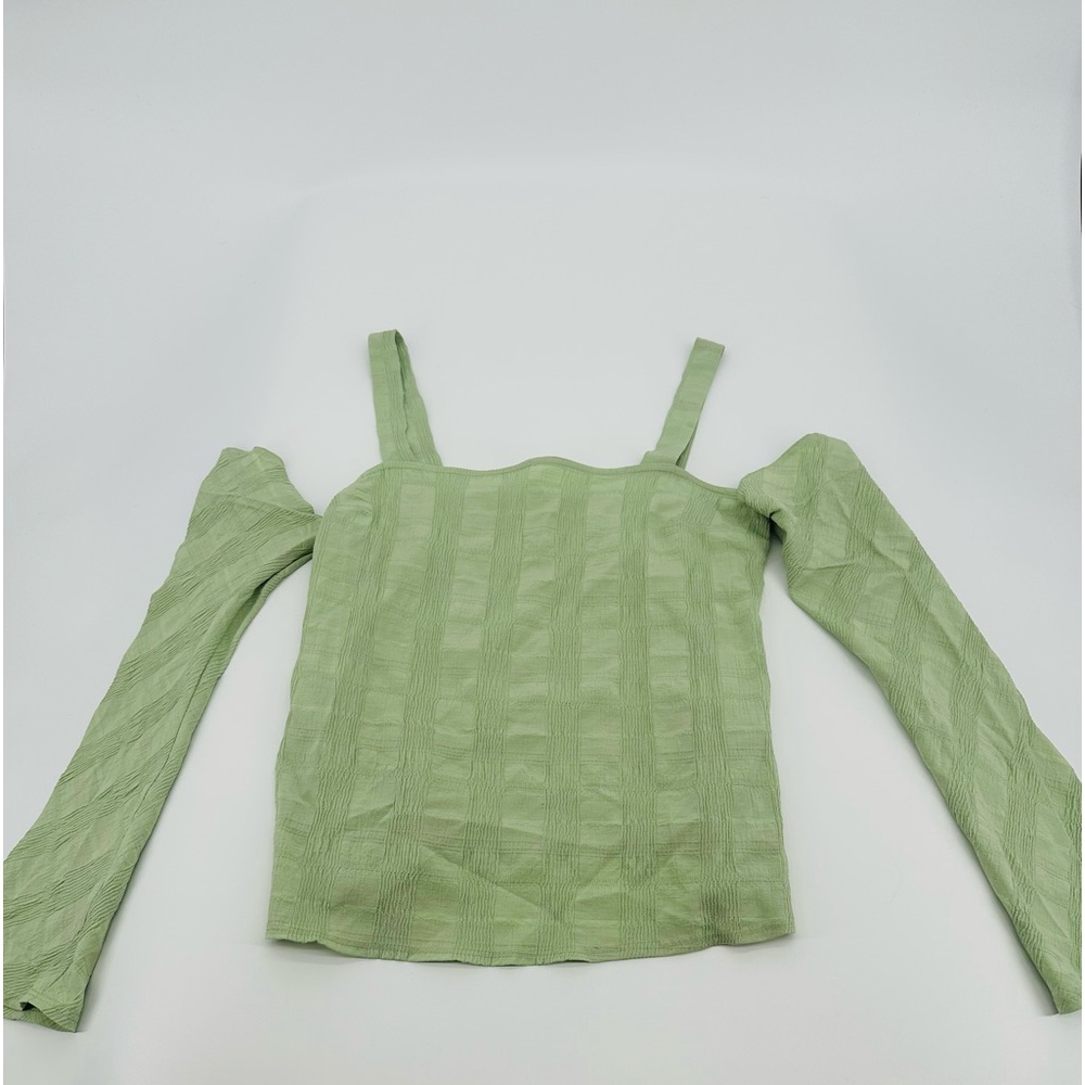 Topshop- green drop sleeve tank- size 8- NWOT